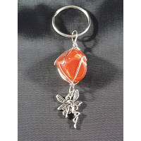 Keyring - Crystal with Fairy Charm
