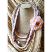 Neck Warmer - Peaches and Cream