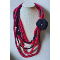 Neck Warmer - Red at Midnight