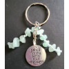 Crystal chip charm keyring 3