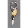 Keyring - Crystal with Feather Charm 4