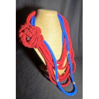 Neck Warmer - Blue and Red