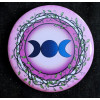 Badges - Triple Goddess, Purple/Pink